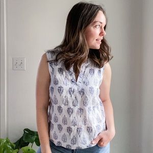 Talbots 100% linen tank. Size S.